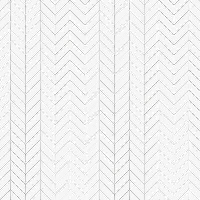 Marble Systems Royal White Glossy Chevron Ceramic Tile 2x6 - Royal White - 2" x 6" x 3/8"