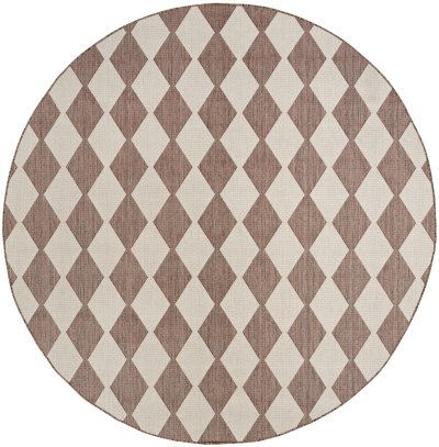 Nourison Home Nourison Positano POS04 2'2" x 8' Natural Modern Rug - 12' Round