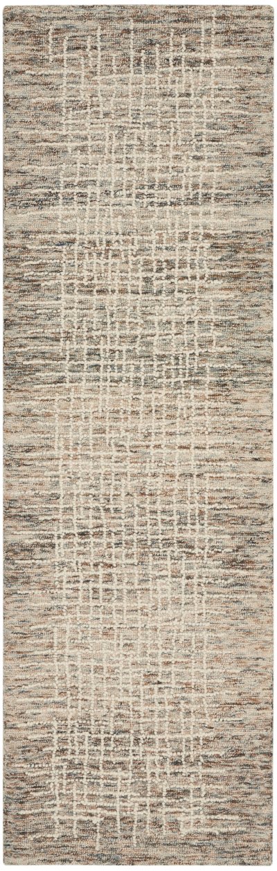 Nourison Home Nourison Vail VAI03 8'3" x 11'6" Ivory Multicolor Rustic Indoor Rug - 2'3" x 7'6"