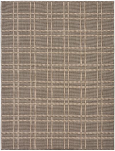 Nourison Home Nourison Horizon Indoor/Outdoor HOZ04 8' x 10' Charcoal Modern Rug - 10' x 14'
