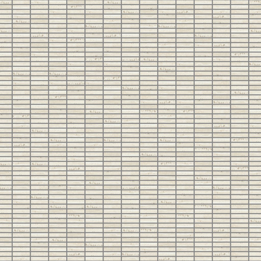 Emser Tile JARGON IVORY HONED STACKED MOSAIC - Ivory