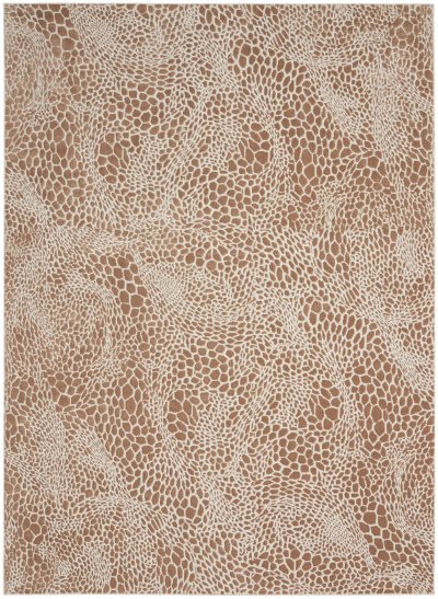 Nourison Home Nourison Desire DSR08 3'11" x 5'11" Camel Silver Modern Indoor Rug - 9' x 12'