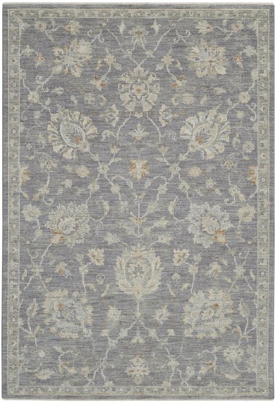 Nourison Home Nourison Asher ASR04 3'11" x 5'11" Charcoal Vintage Indoor Rug - 3'11" x 5'11"