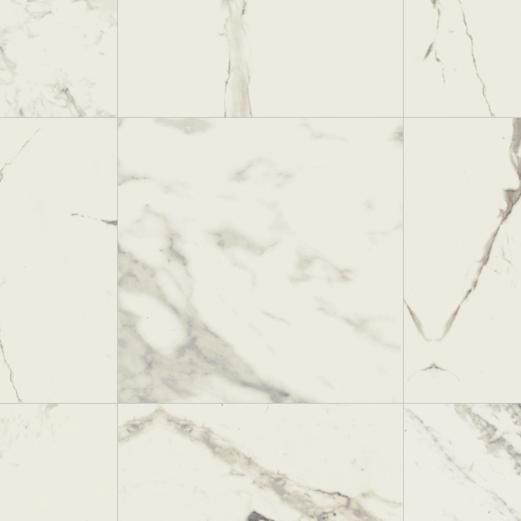 Daltile Marble Attache Calacatta, Square, 32X32, Polished - Calacatta
