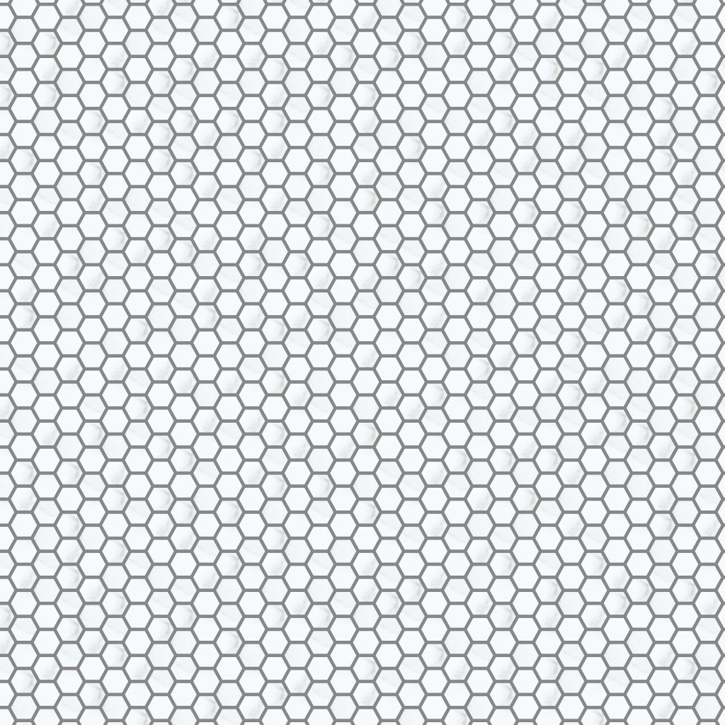Emser Tile VISCONDE MATTE 2" HEXAGON MOSAIC -POR - Silver
