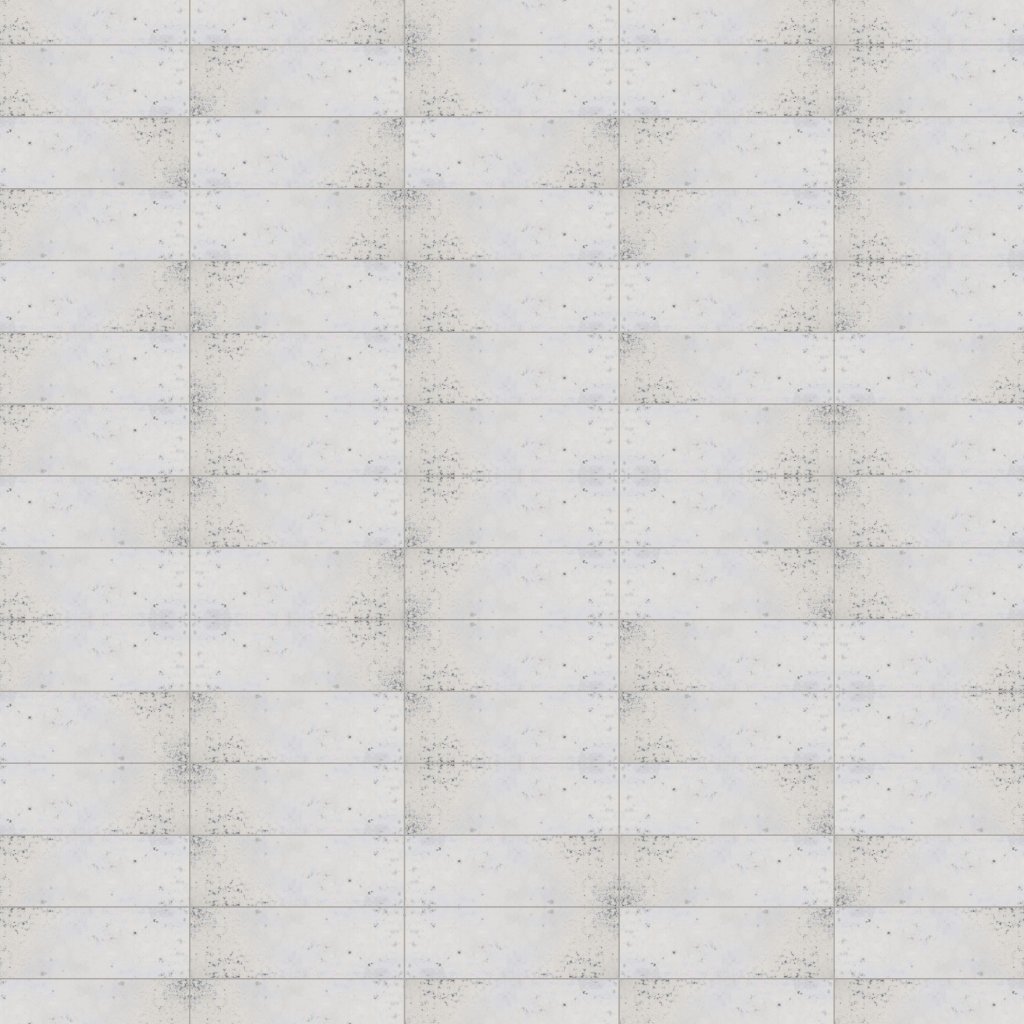Marble Systems Rust Drip Blue Textured Ceramic Accent Tiles 4x12 - Rust Drip Blue
