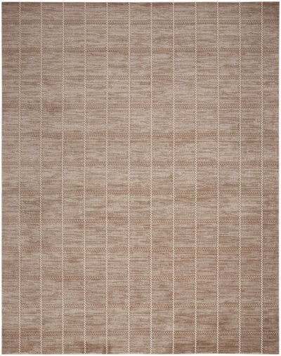 Nourison Home Nourison Serenity Home SRH05 5'3" x 7'3" Mocha Ivory Modern Indoor Rug - 9' x 12'