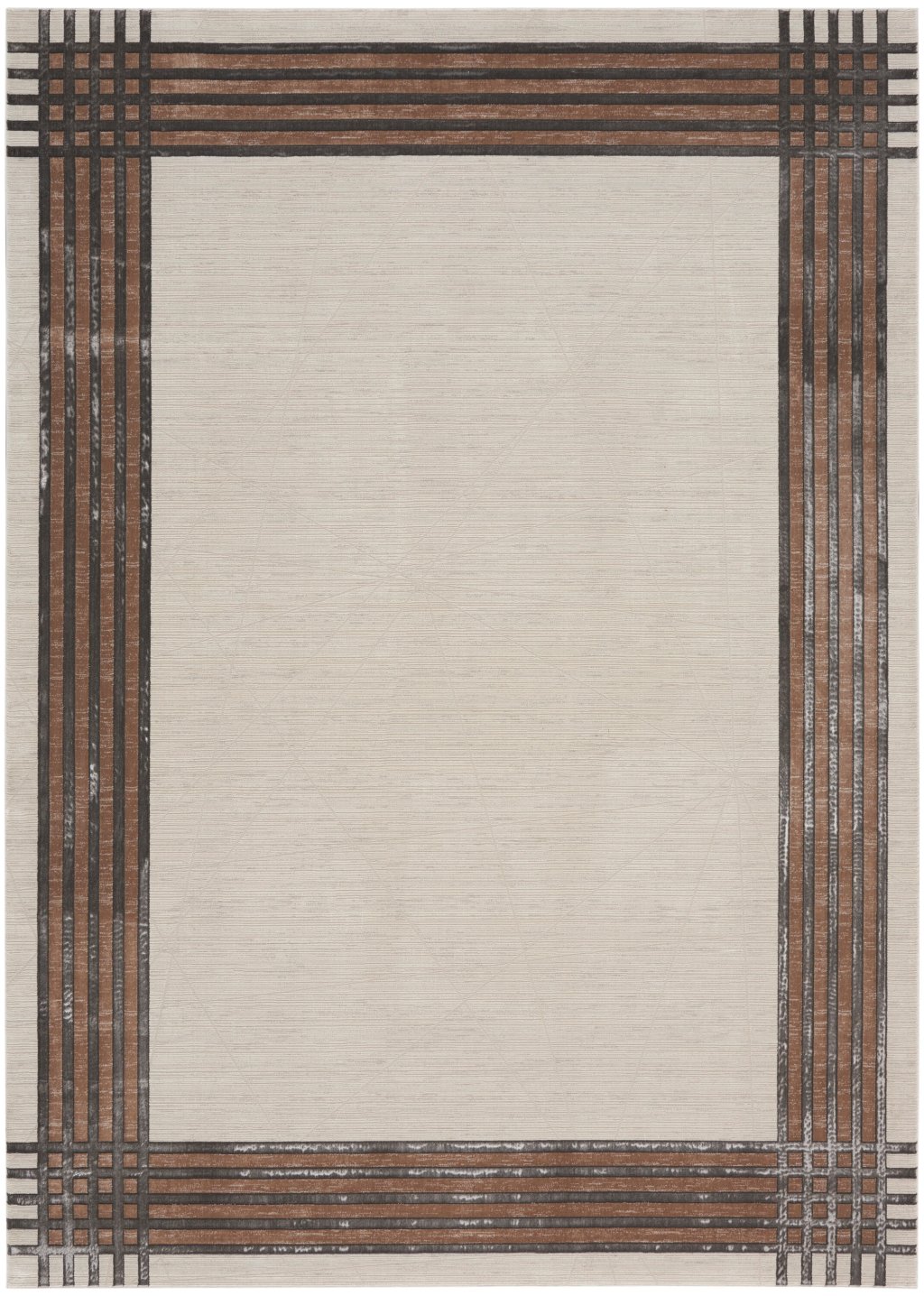 Nourison Home Nourison Desire DSR01 9' x 12' Ivory Silver Modern Indoor Rug