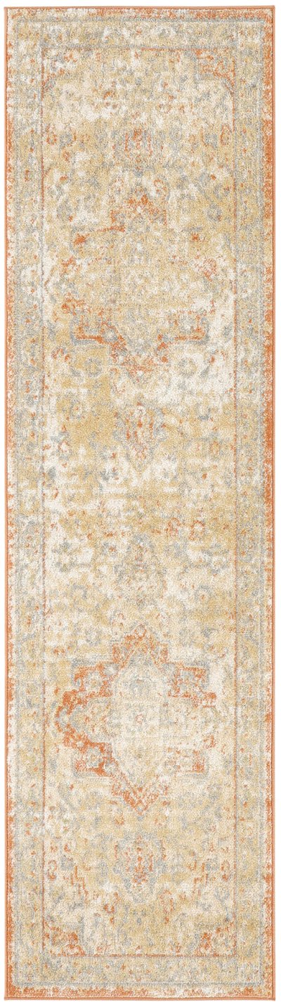 Nourison Home Nourison Nourison Essentials Persian NRE07 2'2" x 7'6" Beige Rust Vintage Rug - 2' x 6'