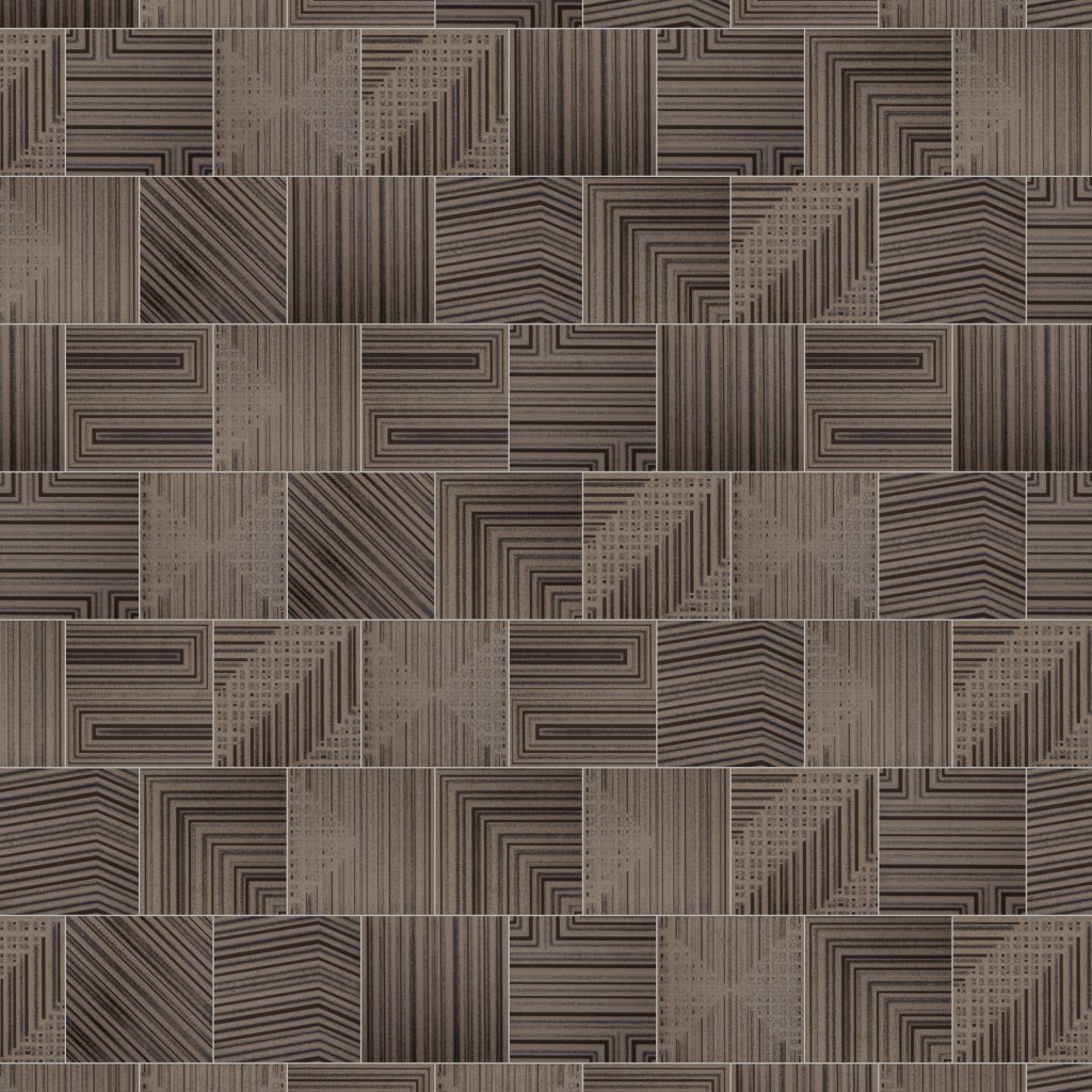 Daltile Geometric Fusion Amber, Square, 8X8, Mixed - Amber
