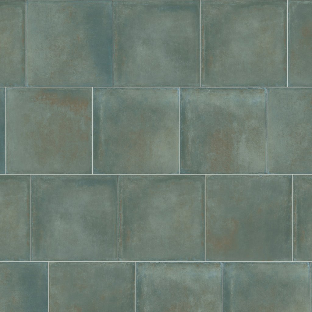 Qualis Ceramica Charleston Kiawah Green 16X16F - Green