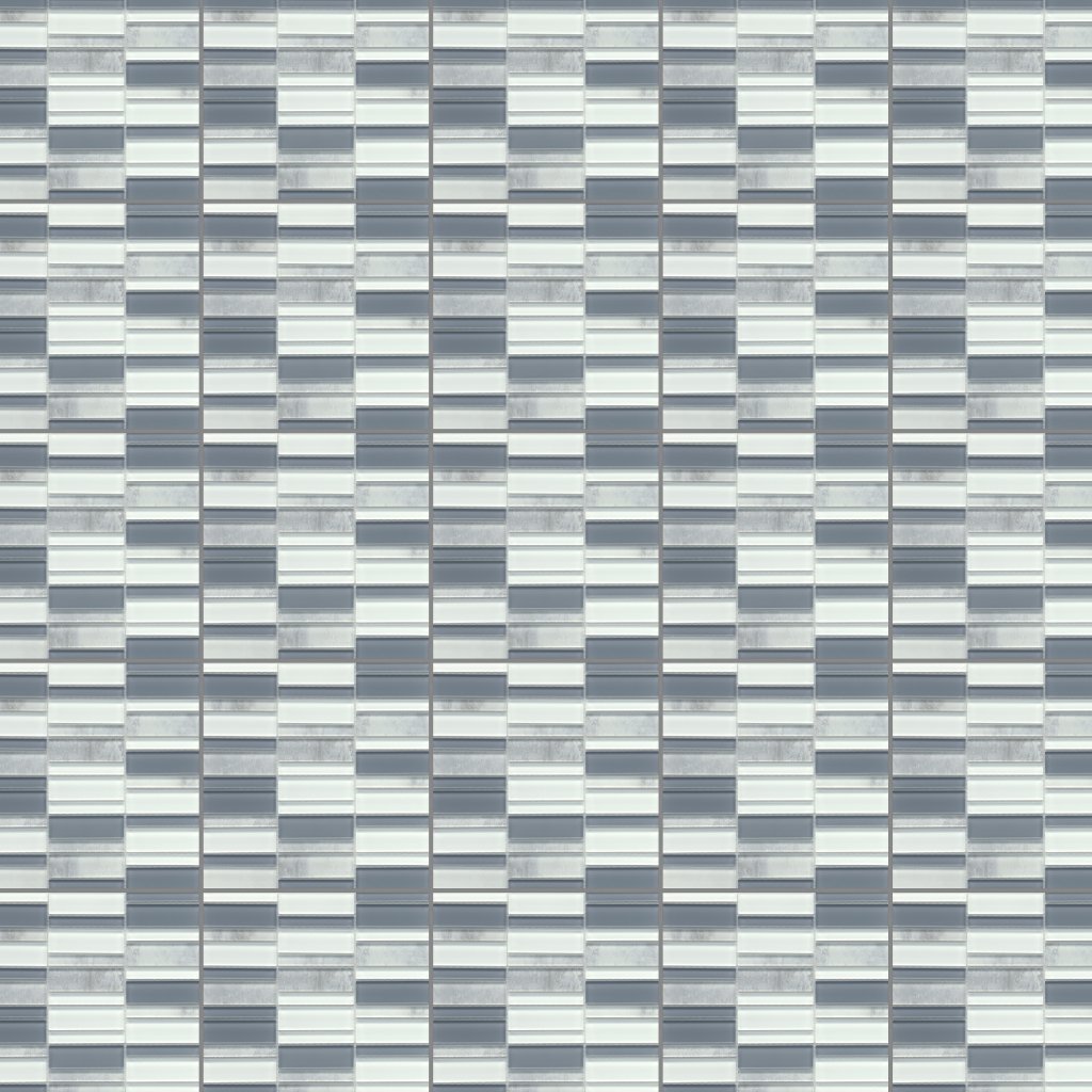 Emser Tile LA VIE MOSAIC -GLS - Silver