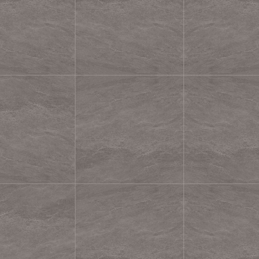 Marble Systems Dark Grey Matte Porcelain Tile 24x24 - Dark Grey