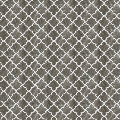 Marble Systems Arctic Gray, Snow White Honed Gaia Marble Mosaic 12x12 - Arctic Gray, Snow White - 12" x 12" x 3/8"