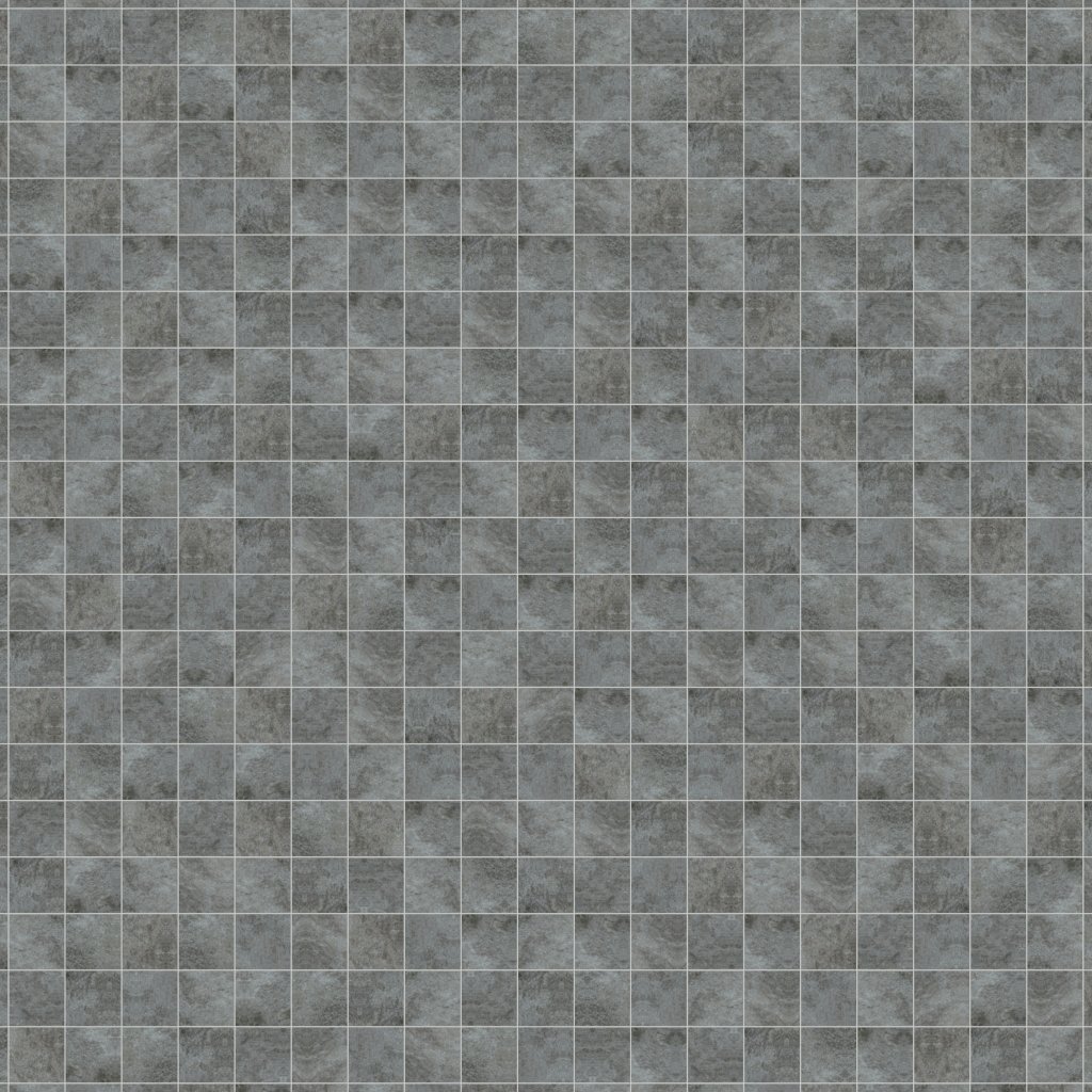 Daltile Continental Slate English Grey, Straight Joint, 3X3, Matte - English Grey