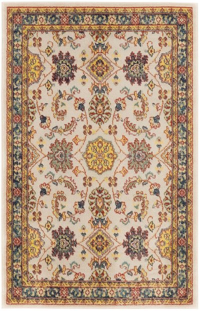 Nourison Home Nourison Nourison Essentials NRE05 6' x 9' Ivory Gold Vintage Rug - 4' x 6'