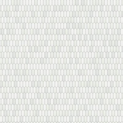 Marble Systems Alpine Polished Picket Porcelain Mosaic 12 3/10x12 7/10 - Alpine - 12 3/10" x 12 7/10" x 3/8"