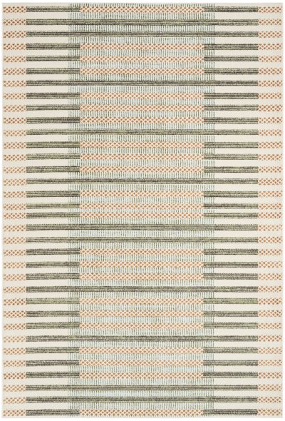 Nourison Home Nourison Nordic NRC15 4' x 6' Ivory Multicolor Modern Indoor Rug - 4' x 6'