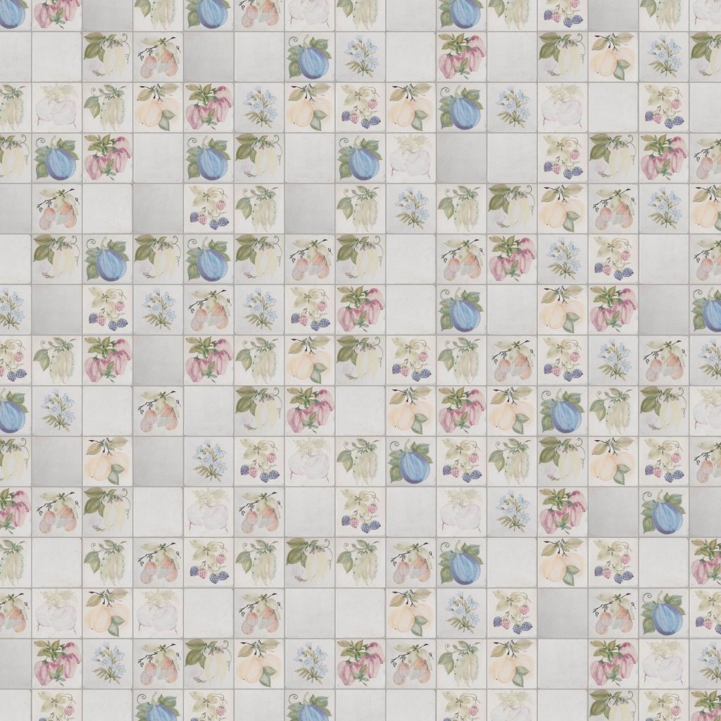 Marble Systems Field Obr5 Matte Ceramic Tile 4x4 - Field Obr5