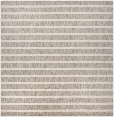 Nourison Home Nourison Positano POS03 7' x 10' Grey Ivory Modern Rug - 8' x Square