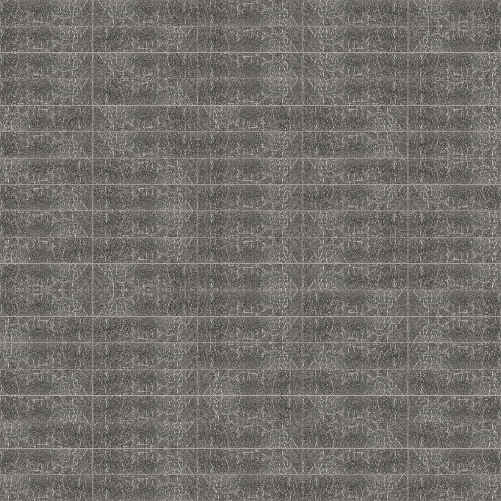 Marble Systems Iris Black Textured Subway Marble Tile 3x12 - Iris Black