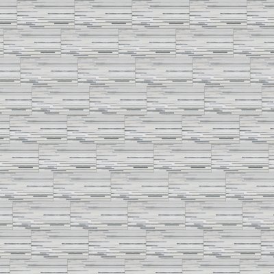 Marble Systems Skyline Polished Bamboo Marble Mosaic 6x12 - Skyline - 6" x 12" x 3/8"