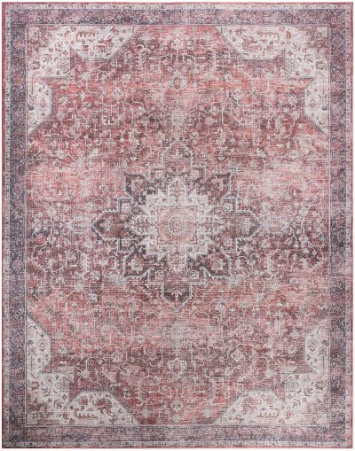 Nourison Home Nourison Nourison Washables NWB15 5'2" x 7' Red Vintage Indoor Rug - 8' x 10'
