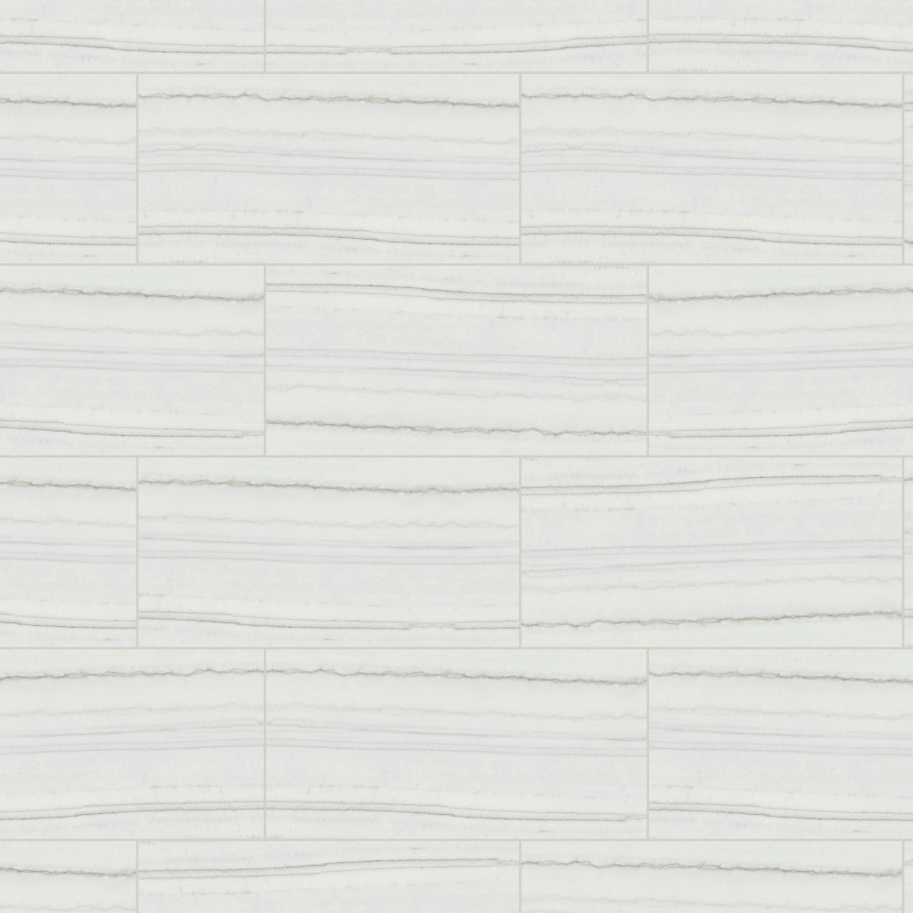 Qualis Ceramica Royal Stoneworks 12X24 Tuscan White Vein Honed