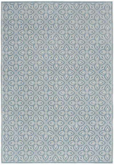 Nourison Home Nourison Washable Charm WCH03 9' x 12' Blue Ivory Contemporary Indoor Rug - 5' x 7'
