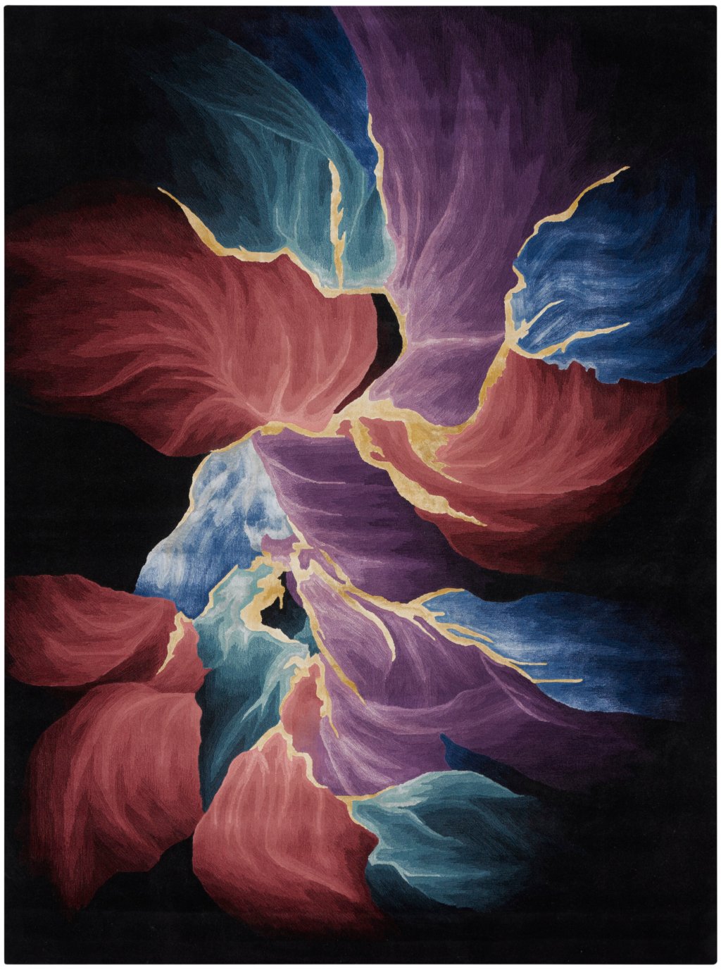 Nourison Home Nourison Prismatic PRS34 9'9" x 13'9" Black Modern Indoor Rug