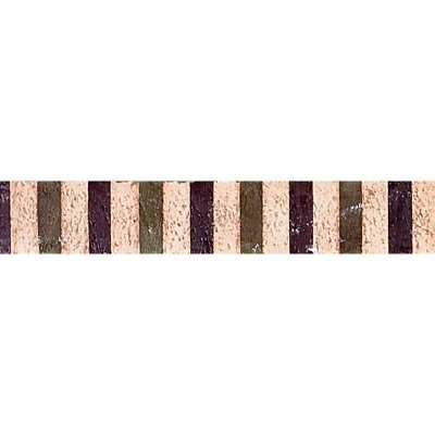 Marble Systems Woodland Burnt Red Glazed Wessex Ceramic Border Tiles 1x6 - Woodland Burnt Red - 1" x 6" x 3/8"