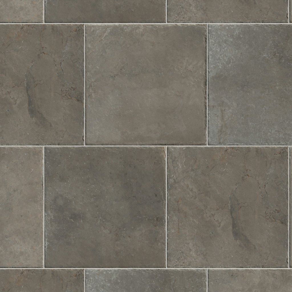 Qualis Ceramica Elevation Menfi Grey 24X24F - Dark Grey