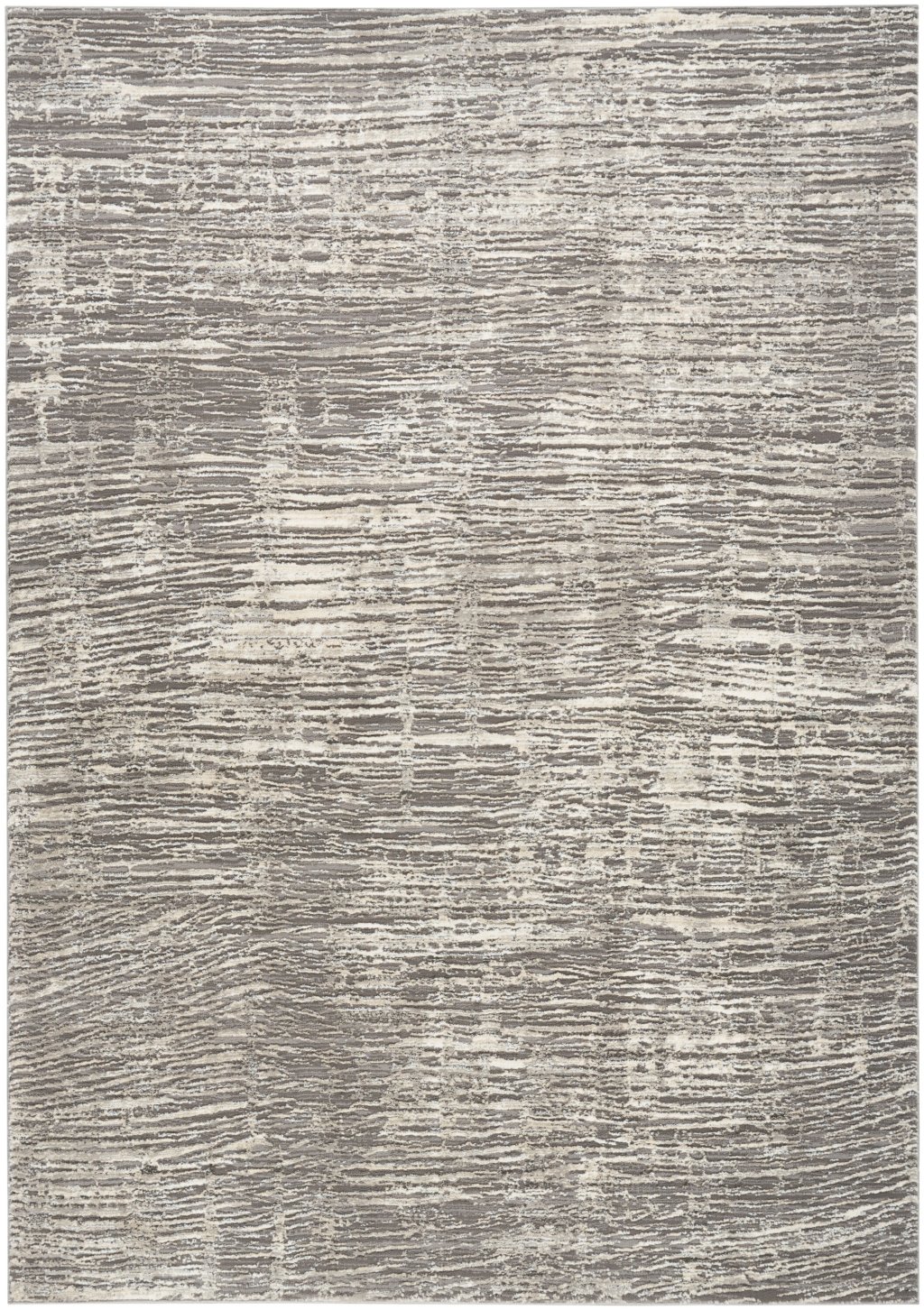 Nourison Home Nourison Sustainable Trends SUT01 5'3" x 7'3" Ivory Grey Modern Indoor Rug