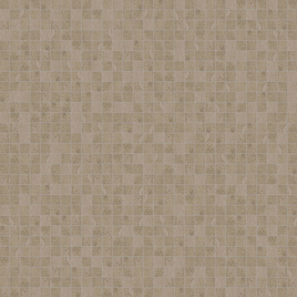 Marble Systems Atelier Taupe Honed 2x2 Concrete Look Porcelain Mosaic 12x12 - Atelier Taupe