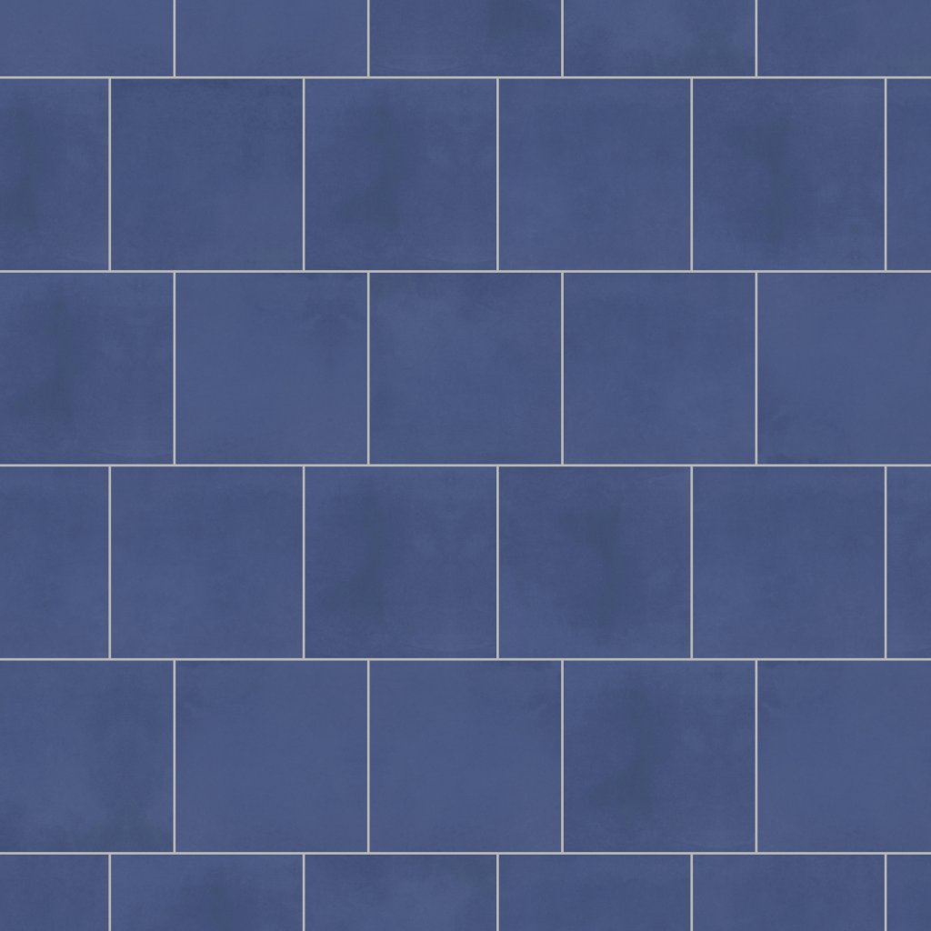 American Olean Color Story Floor - Matte Sapphire Sky, Square, 12X12, Matte (0072) - Matte Sapphire Sky