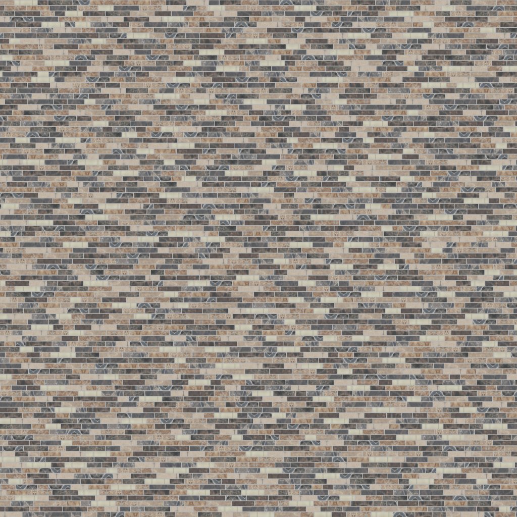 American Olean Color Appeal - Pebble Beach Blend, Random, 5/8, Glass (C137) - Pebble Beach Blend