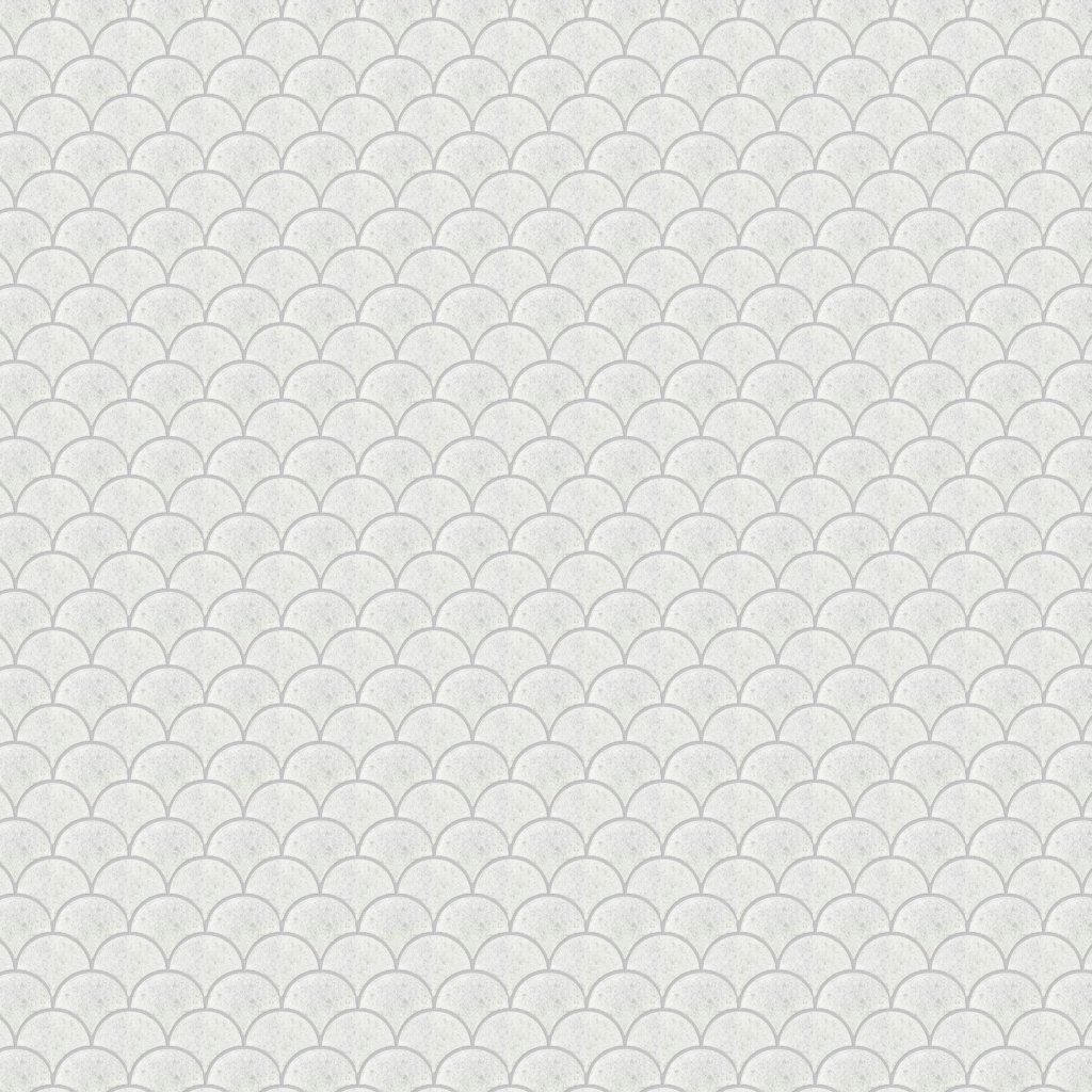 Qualis Ceramica Chelsea Collection Crystal White Marble Scale Polished