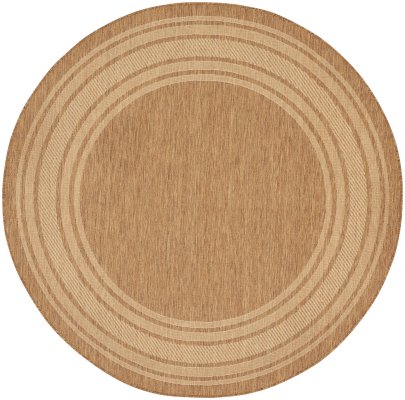 Nourison Home Nourison Horizon Indoor/Outdoor HOZ03 3' x 5' Natural Modern Rug - 5' Round