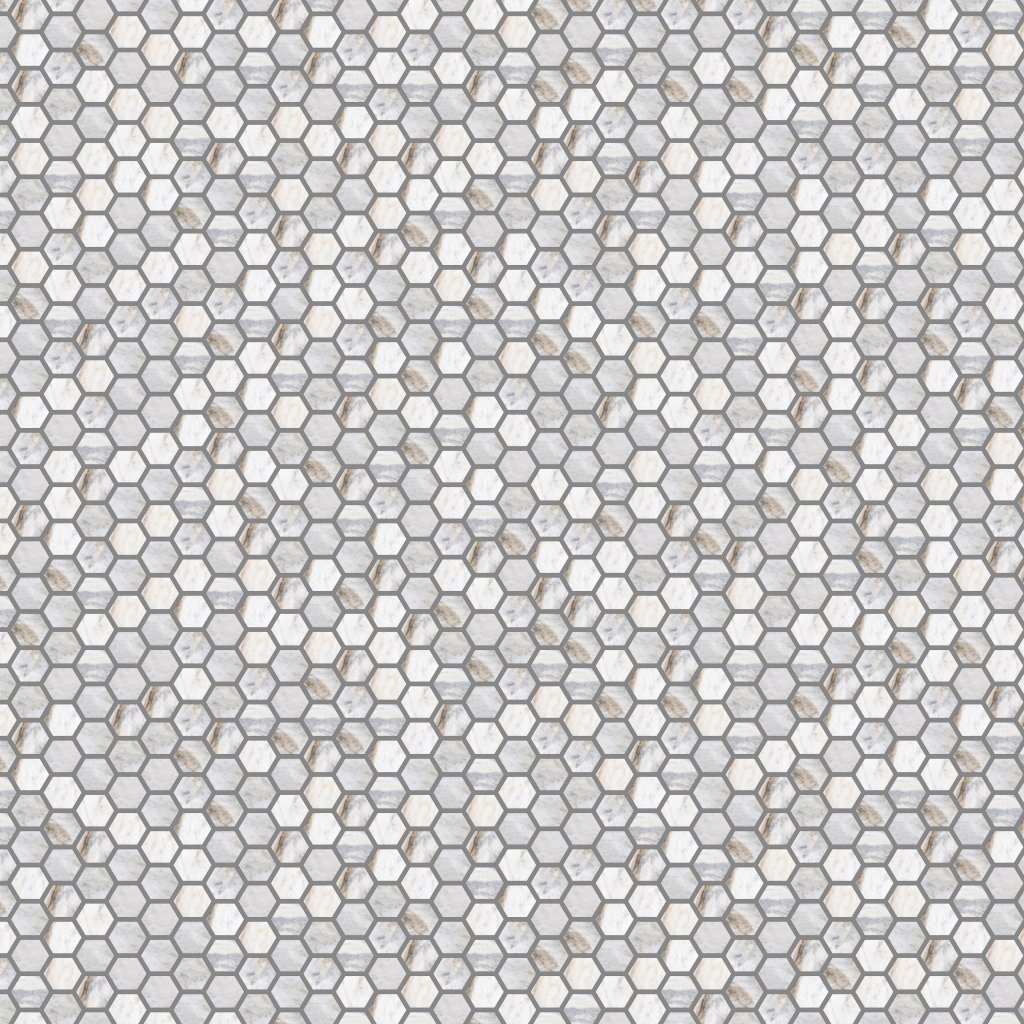 Emser Tile VALSECCA HONED 2" HEXAGON MOSAIC -MAR - White