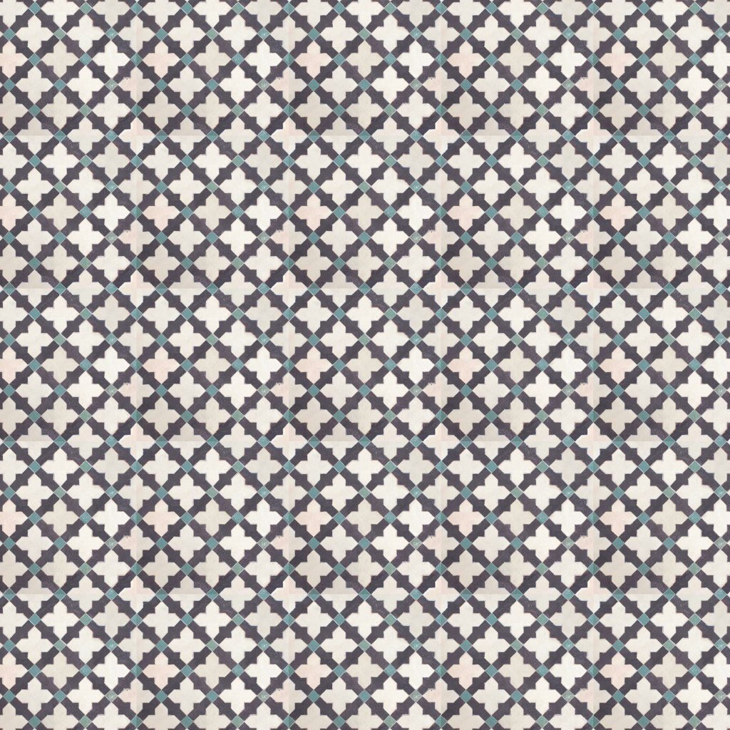 Marble Systems Multi Glossy Samira Zellige Mosaic 12x12 - Multi