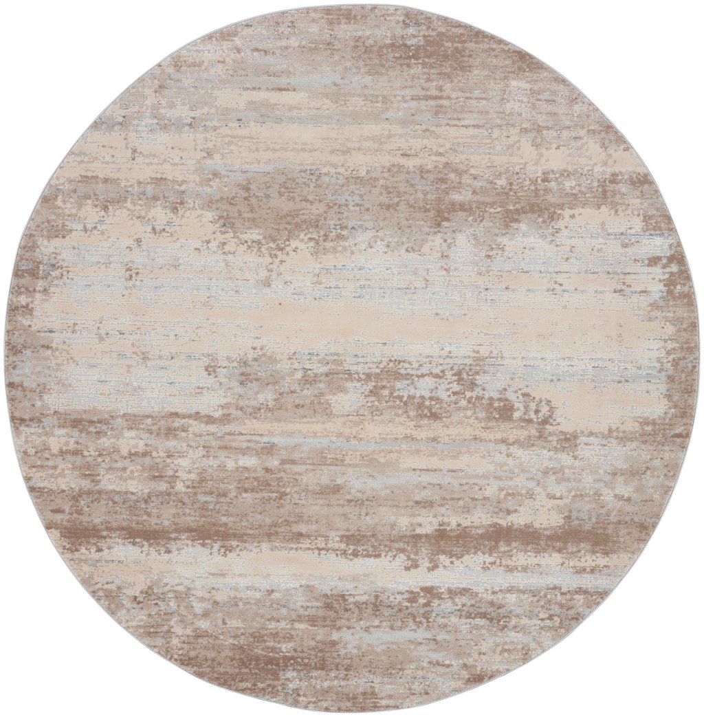Nourison Home Nourison Rustic Textures RUS03 7’10” x Round Beige Modern Indoor Rug