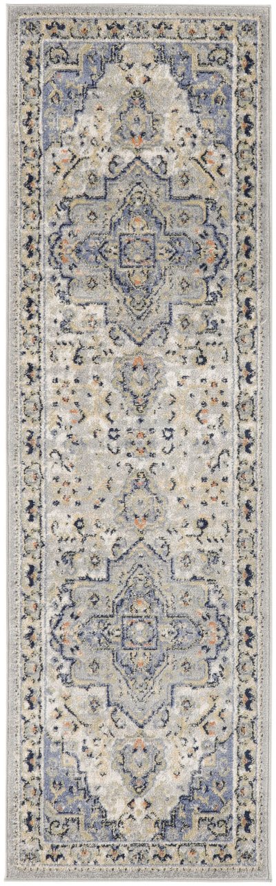 Nourison Home Nourison Nourison Essentials Persian NRE07 4' x 6' Blue Vintage Rug - 2'2" x 7'6"