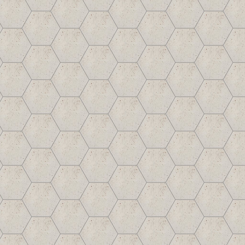 Emser Tile METAMOR HEXAGON COPAN GLOSSY - White