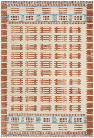 Nourison Home Nourison Nordic NRC16 2' x 6' Ivory Rust Modern Indoor Rug - 4' x 6'