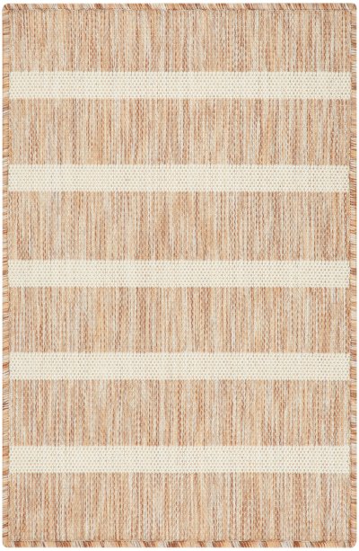 Nourison Home Nourison Positano POS03 9' x 12' Beige Ivory Modern Rug - 3' x 5'