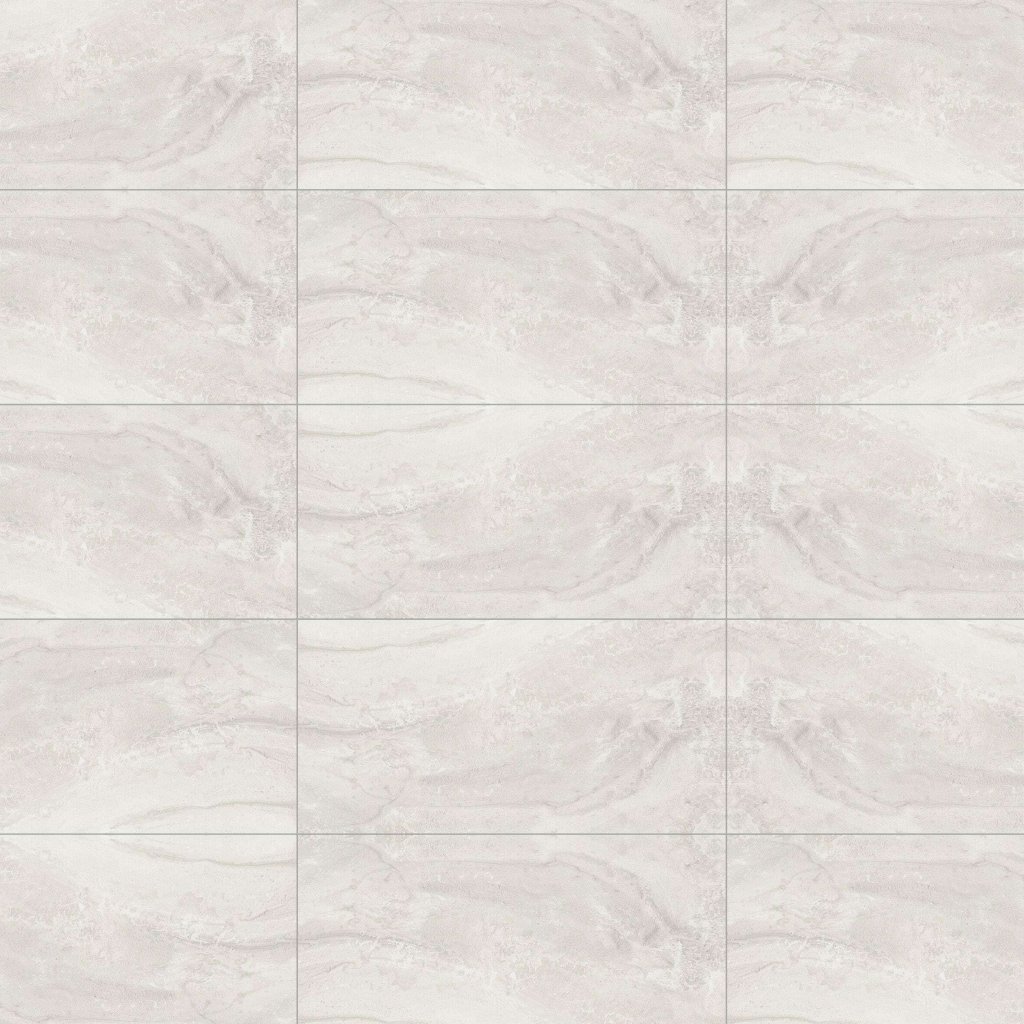 Marble Systems Melted Ice Matte Concrete Look Porcelain Tile 12x24 - Melted Ice