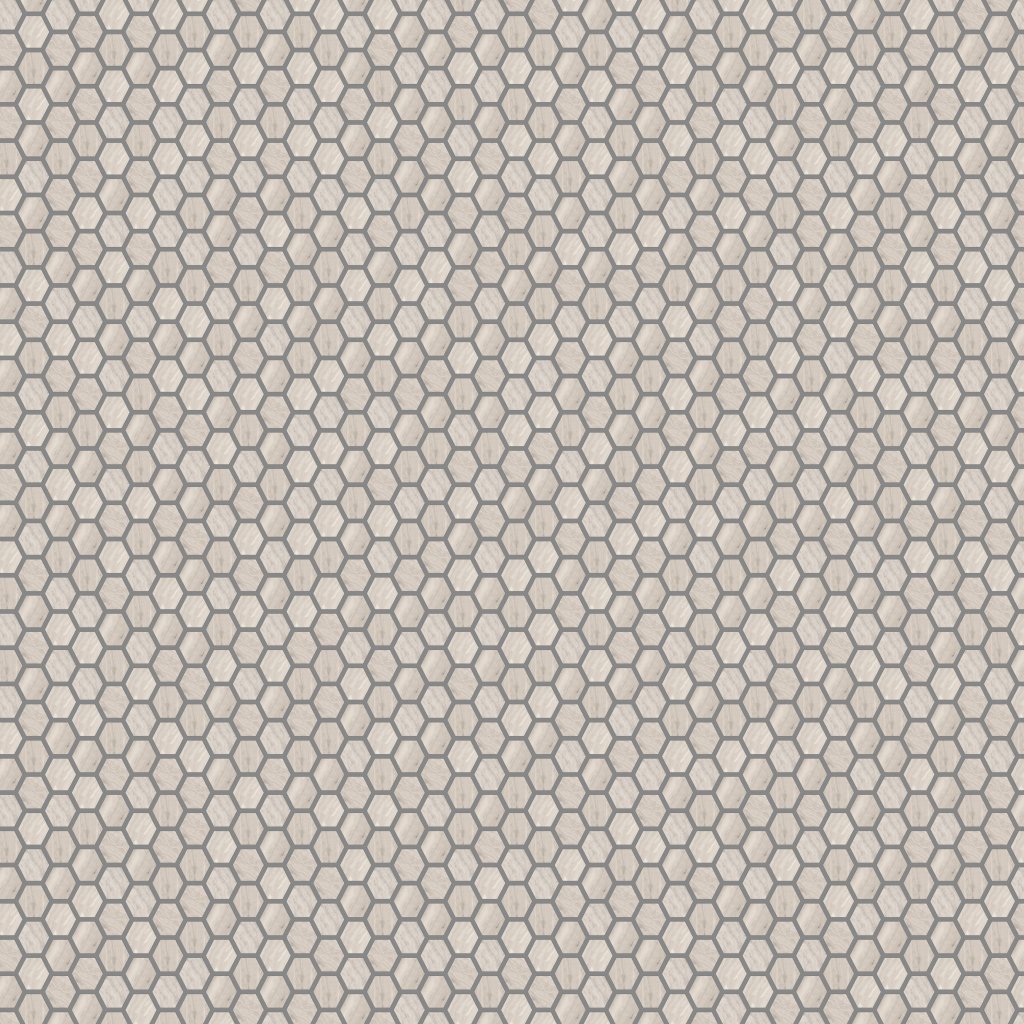Emser Tile METRO 2INCH HEX HONED MOSAIC -LIM - Cream