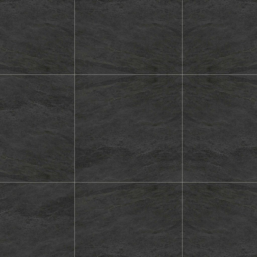 Marble Systems Slate Matte Porcelain Tile 24x24 - Slate
