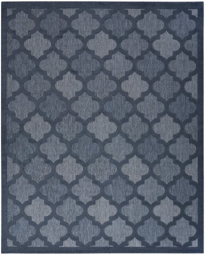 Nourison Home Nourison Easy Care NES01 5' x 7' Navy Blue Modern Rug - 8' x 10'