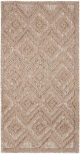 Nourison Versatile NRV01 2' x 4' Natural Beige Modern Rug -